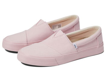 Incaltaminte Femei TOMS Alpargata Fenix Slip-On Chalky Pink Washed Canvas, TOMS