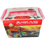 Joc de constructie magnetic - 66 piese, Magplayer