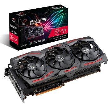 ASUS ROG Strix Radeon RX 5700 XT OC Edition 8 GB GDDR6 Gaming Graphics Card Including a Reinforced Frame (ROG-STRIX-RX5700XT-O8G-GAMING)