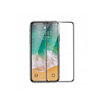 Folie sticla, Baseus PET Soft, pentru iPhone XS / X, margini PET flexibile colorate, neagra