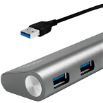 Hub Extern Porturi 7x USB 3.0Conectare prin USB 3.0 Cablu 0.1M Argintiu, Logilink