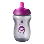 Sticla antivarsare Tommee Tippee 12 luni + Cosmos Girl 300 ml, Tommee Tippee