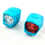 Set 2 lampi far si stop S90 2 led, culoare albastru deschis, DSX