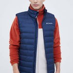 Columbia vestă sport cu puf Lake 22 culoarea albastru marin, de tranzitie, Columbia