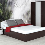 Dormitor Siesta wenge+alb, MarcelProd