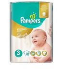 Scutece pentru copii Premium Care, Marimea 3, 5-9 kg, 20 bucati, Pampers, Pampers