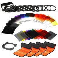 Kit 40 in 1 Filtre Cockin Nd Graduale Full Color cu Inele Adaptoare Holder Cokin si Husa, Generic