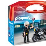 Set portabil Politie Playmobil City Action, Playmobil