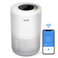 Purificator de Aer Smart Levoit Core 200S Wi-Fi Filtru 3 in 1 True HEPA H13 Carbon Activ Remote Control Super Silent Alexa Google Home