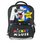 Ghiozdan Clasa 1-4 pentru Baieti, Model Mickey Mouse, Dimensiune 370x280x150 mm, Culoare Negru