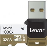 Lexar Professional 1000x 32GB microSDHC UHS-II Card