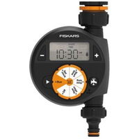Programator pentru irigare/udare Fiskars 1054791 1 iesire durata irigare 1 - 360 minute ecran LCD functioneaza cu baterii