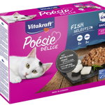 VITAKRAFT Posie Delice Sauce Fish Plic pentru pisici, în Sos, pachet 6x85g, Vitakraft