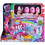 Set de joaca Hatchimals, Familia de caniches, Roz, 5 ani+