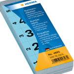 Set 500 etichete autoadezive, HERMA, 28x56 mm, Albastru