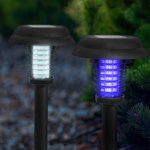 Capcana solara UV pentru insecte + functie lampa, cu tarus pentru fixare