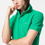 Tricou polo regular fit cu aspect pique, United Colors of Benetton