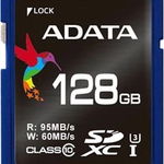 Card de memorie ADATA Premier Pro, 128GB, SDXC, UHS-I, U3, Clasa 10, ADATA