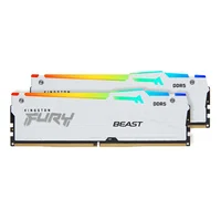 Memorie RAM Kingston FURY Beast RGB White 32GB DDR5 6000MHz CL30 Dual Channel Kit