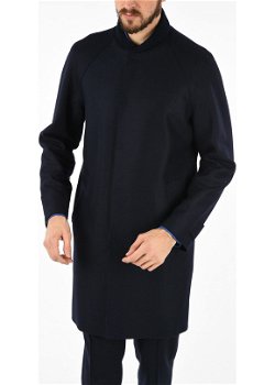 Armani EMPORIO Wool Coat Culoarea BLUE