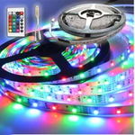 Banda Led Strip 5M RGB cu telecomanda, OEM