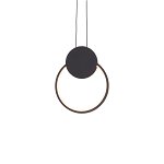 Pendul minimalist JENNIX SC1 negru cu LED 10W, Domicilio