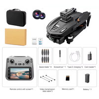 Drona profesionala V168  MAX 8K, camera 4K UHD 5G GPS cu obiectiv de evitare obstacole la 360°, raza de actiune de 6000 m, gimbal pe 3 axe, motor fara perii, baterie 7.4V 3000 mAh, autonomie 45 min, ZLL