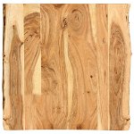 Blat de masă, 58x(50-60)x2,5 cm, lemn masiv de acacia