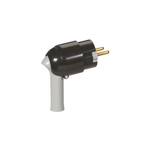 Stecher 2P+E - 16 A - Fr/German standard - easy extraction - negru/gri - gencod label, Legrand