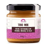 Trio Mix - Cremă Tartinabilă din Arahide, Migdale și Caju, 100% naturală | Sunday bites, Sunday bites