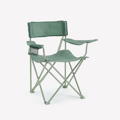 Scaun de camping cu cotieră, pliant și confortabil,