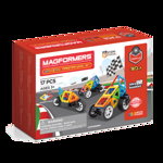 Set constructie magnetic Magformers Vehicule 17 piese Clics Toys, Clics Toys