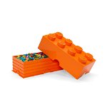 Cutie depozitare LEGO®, portocaliu, LEGO®