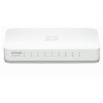 SWITCH D-LINK 8 porturi 10/100Mbps carcasa plastic and GO-SW-8E and include timbru verde 1.5 lei