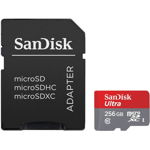 Card memorie SanDisk Ultra 256 GB SDXC + adaptor Class 10, UHS-I (173469)
