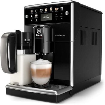 Espressor automat SAECO PicoBaristo Deluxe SM5570/10, 1.7l, Latte Perfetto, AquaClean, negru-argintiu