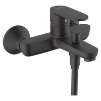 Baterie perete cada sau dus, culoare negru mat, Vernis Blend, Hansgrohe, Hansgrohe