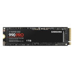 SSD Samsung, 990 PRO, retail, 1TB, NVMe M.2 2280 PCI-E, R/W speed:7450/6900 MB/s, Samsung