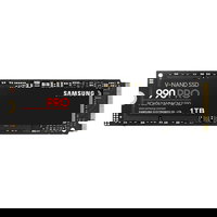 SSD Samsung, 990 PRO, retail, 1TB, NVMe M.2 2280 PCI-E, R/W speed:7450/6900 MB/s, Samsung