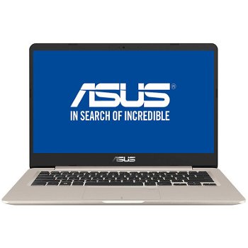Laptop ultraportabil ASUS VivoBook S14 S406UA cu processor Intel® Core™ i3-8130U pana la 3.40 GHz
