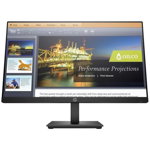 Monitor LED IPS HP 21.5", Full HD, Display Port, Negru, P224