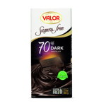 Ciocolata neagra Valor 70% cacao, fara gluten 100g
