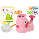 Joc Elefant - Lansatorul de frisbee, roz, toy