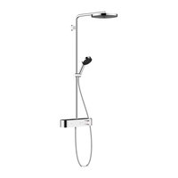 Coloana de dus cu baterie termostatata Hansgrohe Pulsify Select S 260 ShowerTablet Select 400