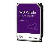 Hard Disk 8 TB, Western Digital Purple 8TB Surveillance HDD, WD84PURZ, Western Digital