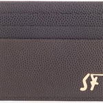 Salvatore Ferragamo Leather Card Holder Culoarea BROWN