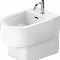 Bideu Duravit Balcoon 37x57cm  ventil pop-up cu capac ceramic  DuraShield  alb, Duravit