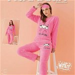 Pijama Cocolino Dama Rosie si Masca Somn PJD065, 