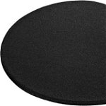 Mouse-pad, poliuretan, negru, 26x22.5cm, 5mm, apărător, lycra acoperit, Defender