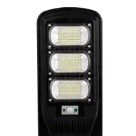 Lampa Stradala LED cu Incarcare Solara, 150W, senzor miscare, acumulator intern, telecomanda